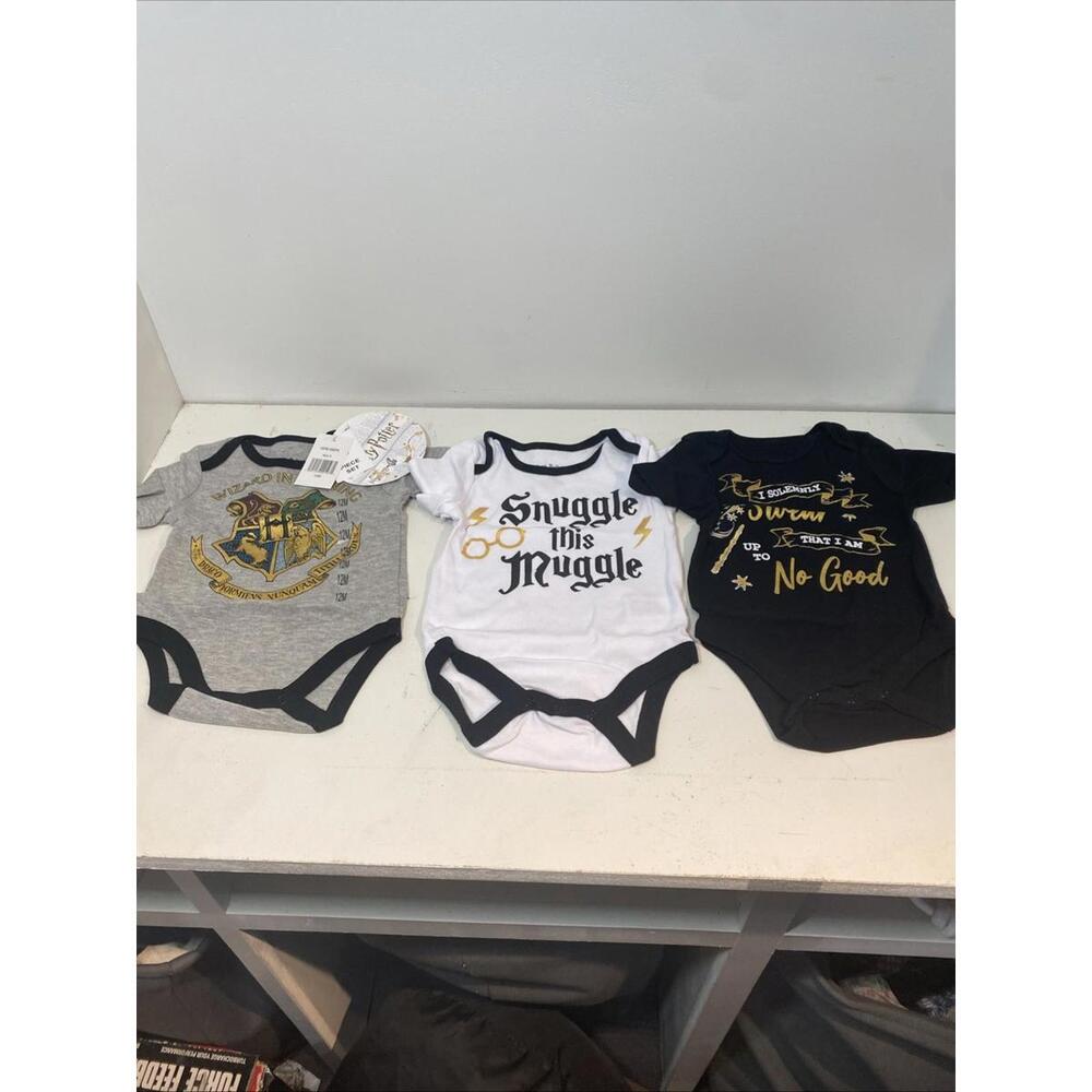 harry potter Bodysuit 3 Peice Set 12M